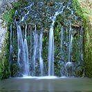 The garden waterfall